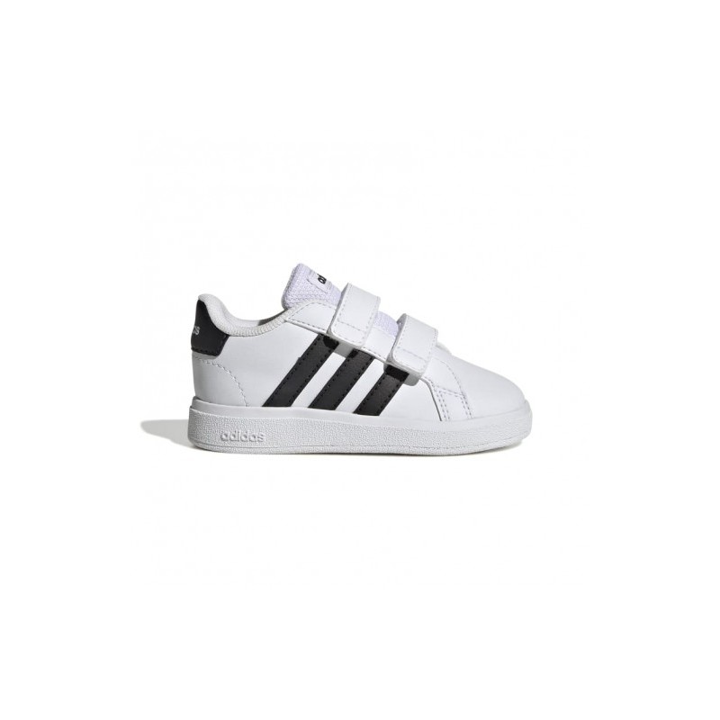 Zapatillas Adidas Grand Court 2.0 Cf I Baby Velcros Blanca