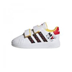 Zapatillas Grand Court Mickey Cf I Velcros Blanco