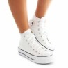 Chuck Taylor All Star Lift - Hi Canvas Bota Doble Suela Blanco