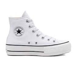 Chuck Taylor All Star Lift - Hi Canvas Bota Doble Suela Blanco