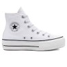 Chuck Taylor All Star Lift - Hi Canvas Bota Doble Suela Blanco