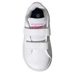 Zapatillas Advantage Cf I Vlcro Retro Style Baby Blanca Colegial Classics