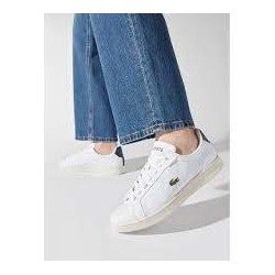 Lacoste Carnaby Pro Leather Premium Sneakers Piel Blanco