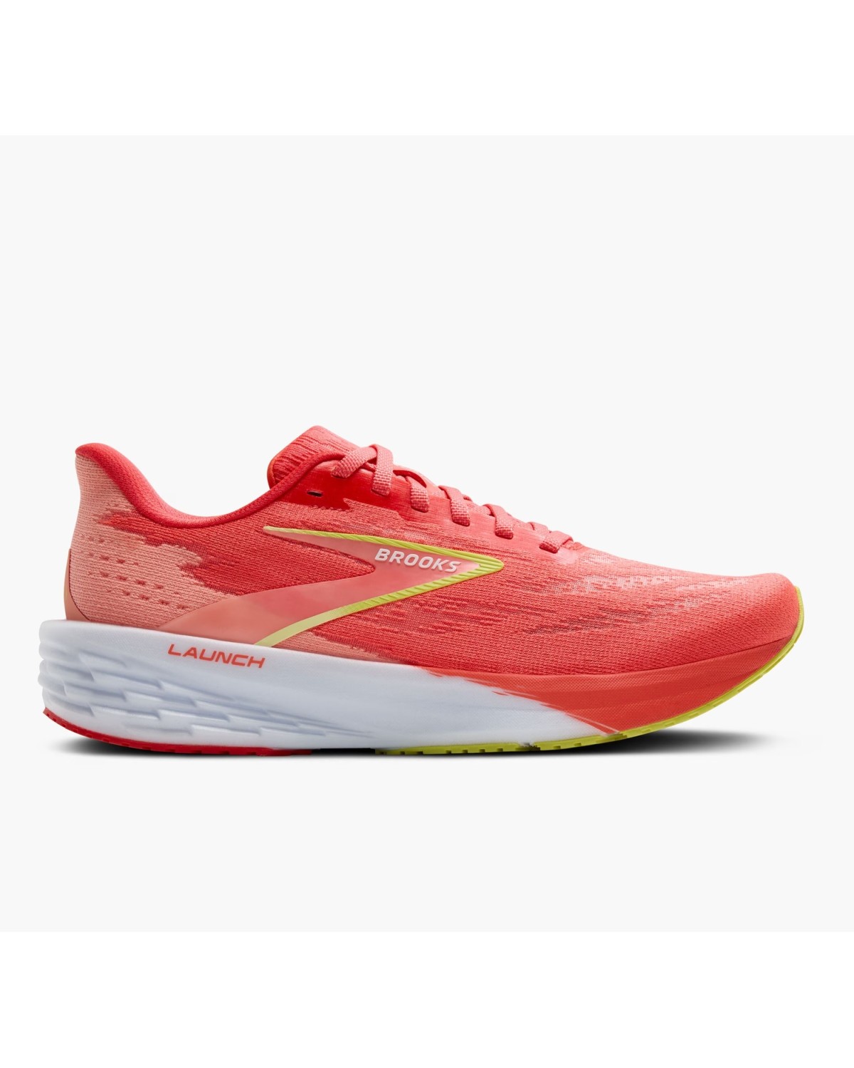 Zapatillas Brooks Launch 11 Running Pro Asfalt Light Weight Blanco Rosa Oro
